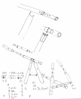 porte-manteau croquis